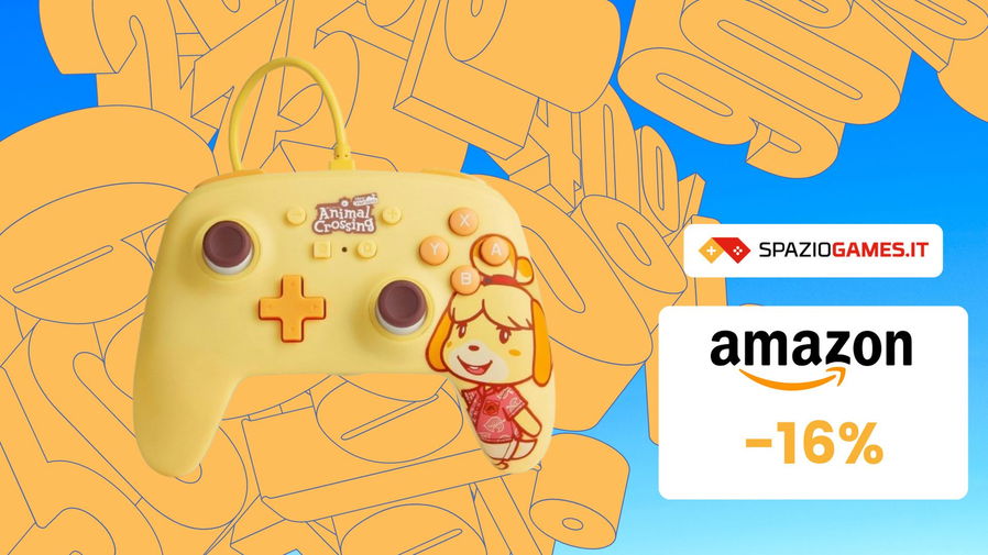 Immagine di Controller per Nintendo Switch di Animal Crossing, CHE PREZZO! Su Amazon risparmi il 16%!