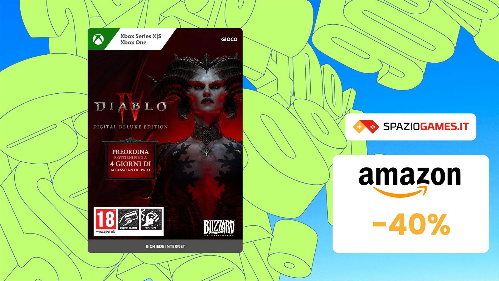 Diablo IV Digital Deluxe Edition CROLLA a 59€! Occasione IMPERDIBILE!