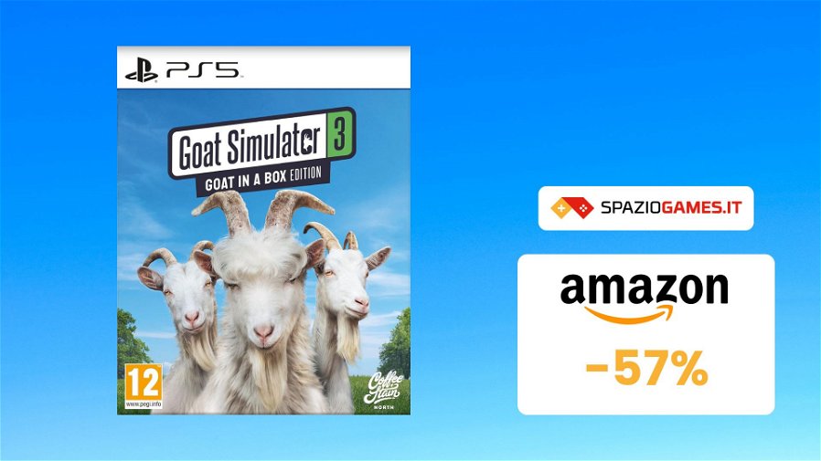 Immagine di Goat Simulator 3: Goat in A Box Edition oggi vi costa MENO della metà! (-57%)