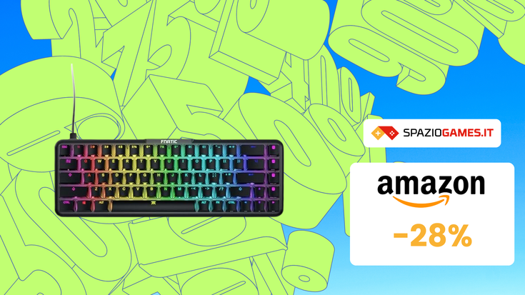 SVUOTATUTTO AMAZON: ottima tastiera gaming in sconto del 28%