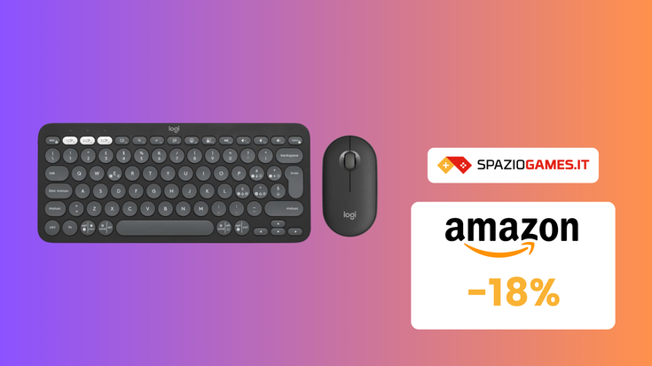 Kit mouse e tastiera Logitech SOTTOCOSTO su Amazon, AFFARE al -18%