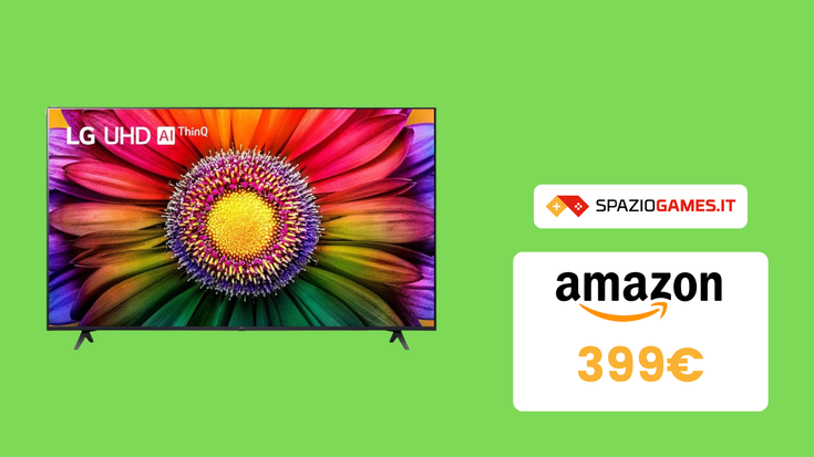 Prezzo TOP su questa Smart TV 55'' LG: la paghi solo 399€!