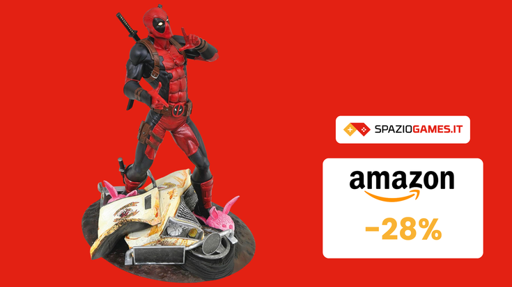 FOLLIA AMAZON: questa statuetta Deadpool ora costa pochissimo!