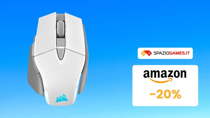 Mouse Corsair M65 RGB Ultra SOTTOCOSTO su Amazon, AFFARE al -20%!