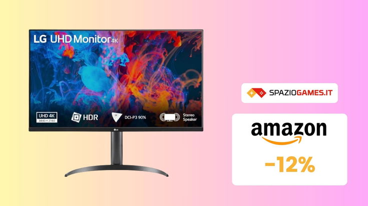 SVUOTATUTTO AMAZON: monitor gaming LG 32UR550 in sconto del 12%