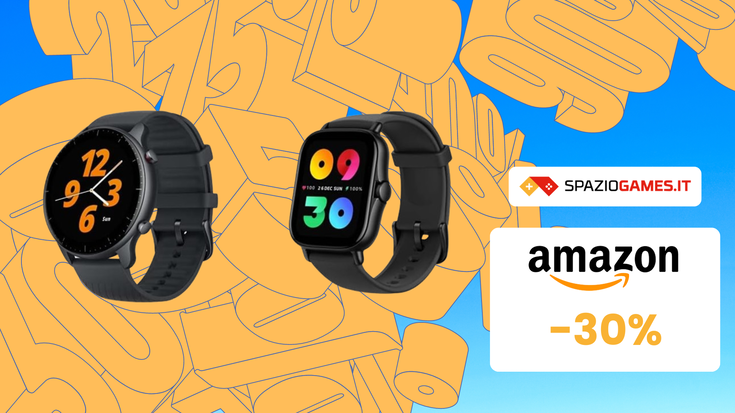 SVENDITA TOTALE: 2 smartwatch Amazfit al -30%!