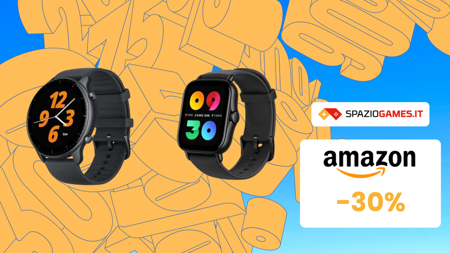 Immagine di SVENDITA TOTALE: 2 smartwatch Amazfit al -30%!