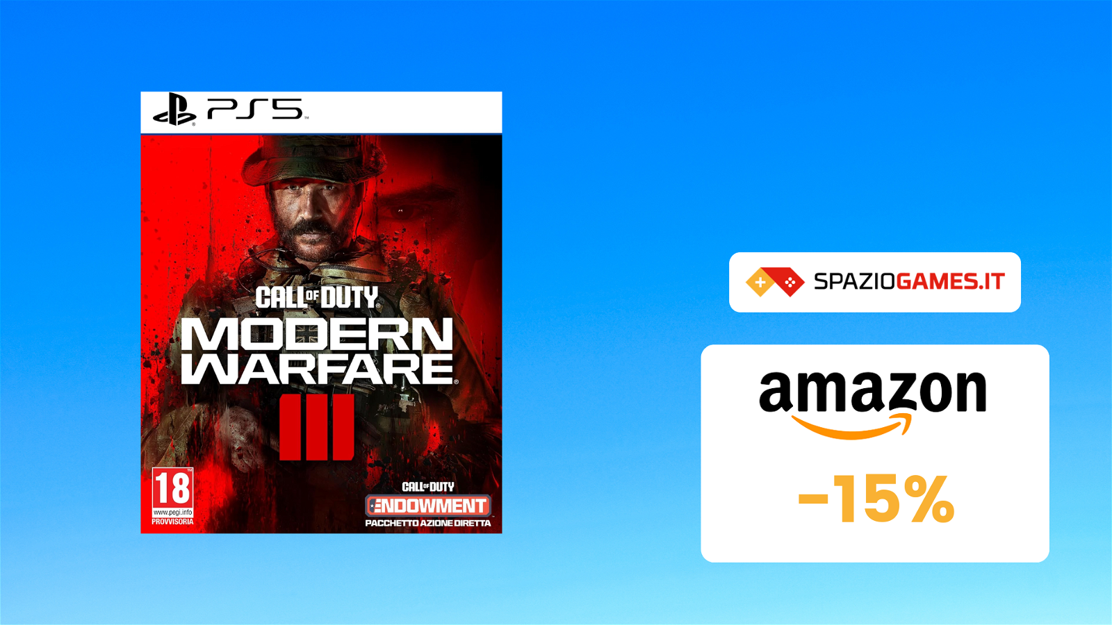 SVENDITA TOTALE: Call of Duty: Modern Warfare III PS5 al -15%