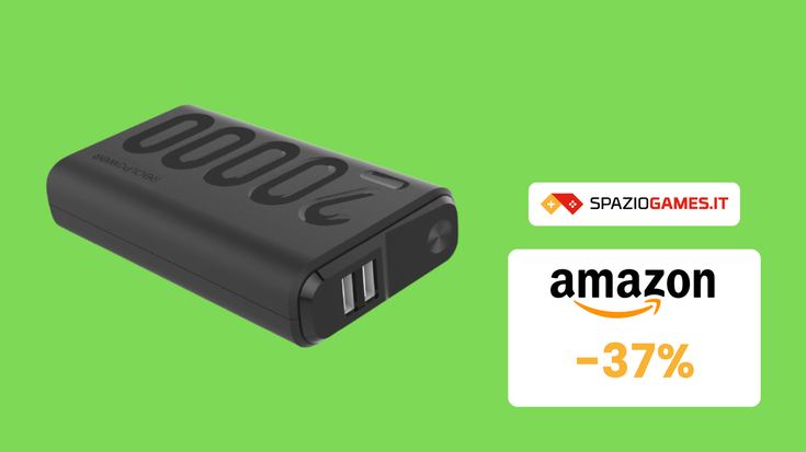 Powerbank RealPower SOTTOCOSTO su Amazon, AFFARE al -37%