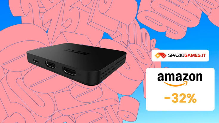 SVUOTATUTTO AMAZON: capture card NZXT in sconto del 32%!