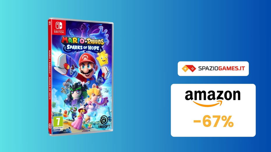 Immagine di Mario + Rabbids Sparks of Hope: STUPENDO e costa POCHISSIMO! (-67%)