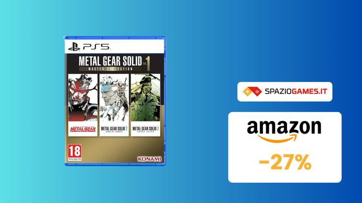 Metal Gear Solid Master Collection Vol.1 CROLLA a 43,98€! Occasione IMPERDIBILE