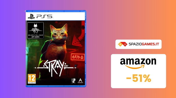 Stray per PS5 oggi vi costa MENO della metà! (-51%)