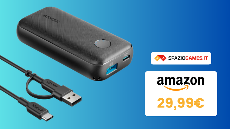 Prezzo MINI per questo Power Bank Anker: ora a meno di 30€!