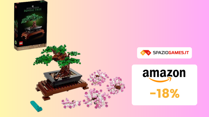 SVUOTATUTTO AMAZON: Bonsai LEGO in sconto del 18%