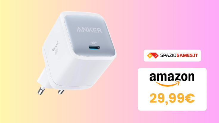 Prezzo BOMBA su questo caricatore USB-C GaN da 65W! (-40%)