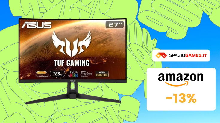 Monitor gaming ASUS 27" al prezzo PIÙ BASSO di sempre su Amazon! (-13%)