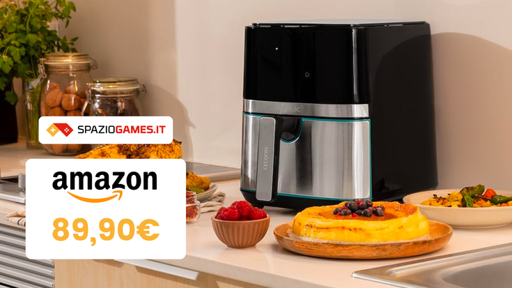 La  friggitrice ad aria più VENDUTA su Amazon ora a prezzo SUPER!