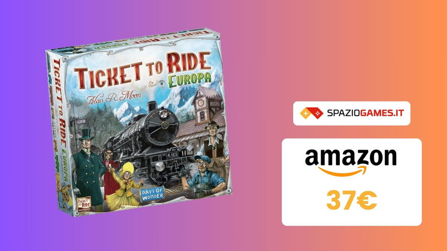 Immagine di Ticket to Ride Europa a PREZZO SCONTATO su Amazon! Lo paghi meno di 38€!