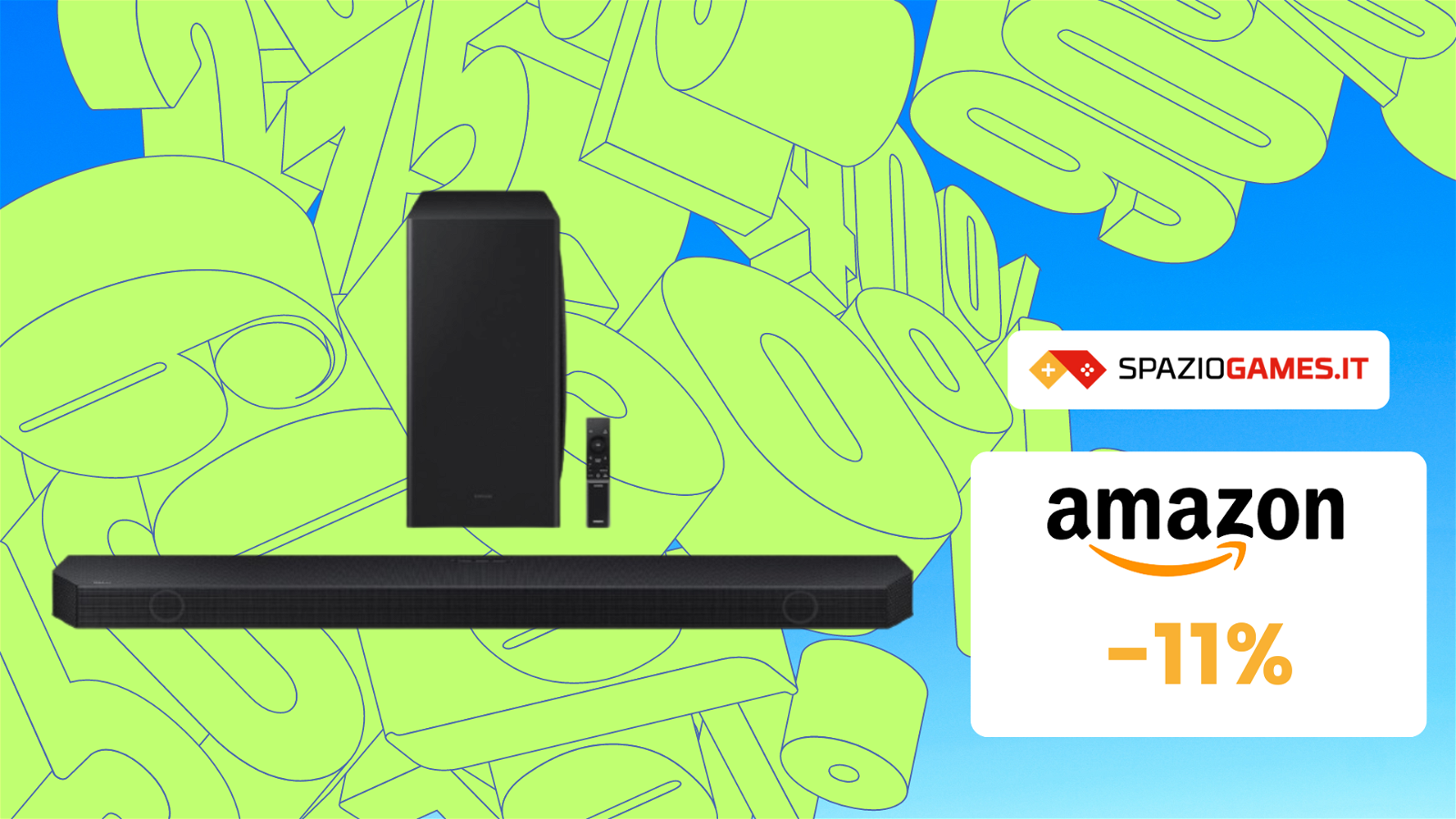 Soundbar Samsung al prezzo PIÙ BASSO di sempre su Amazon! (-11%€)