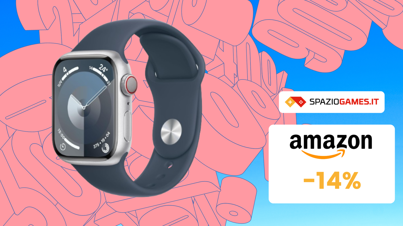 OFFERTA SHOCK: Apple Watch S9 GPS + Cellular a meno di 500€!