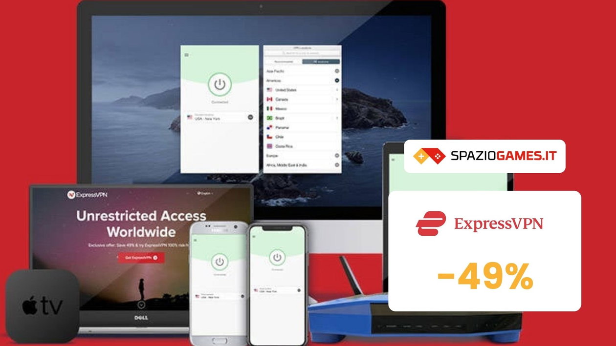 Immagine di Express VPN: solo 20 centesimi al giorno per una protezione completa online!