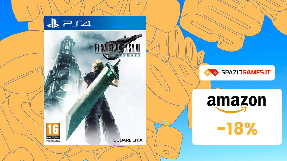 Immagine di Final Fantasy VII Remake, CHE PREZZO! Su Amazon risparmi il 18%!