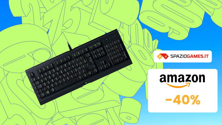 Tastiera Razer Cynosa Lite, CHE PREZZO! Su Amazon risparmi il 40%!