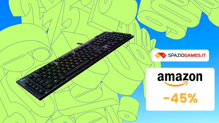 SVUOTATUTTO AMAZON: Tastiera Logitech G815 LIGHTSYNC RGB in sconto del 45%!