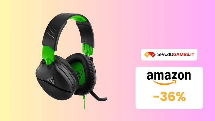 Prezzo BOMBA su queste cuffie gaming Turtle Beach! (-36%)