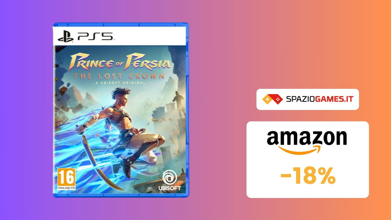 Prince Of Persia The Lost Crown SOTTOCOSTO su Amazon, AFFARE al -18%!