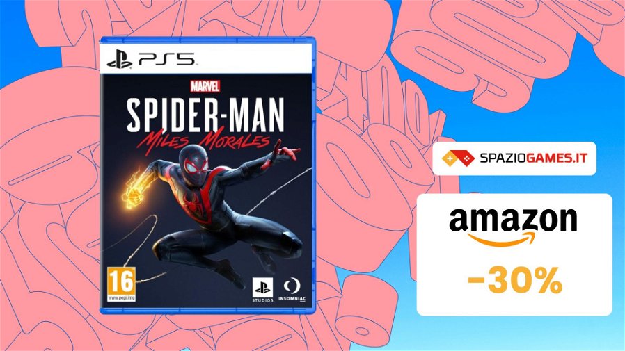 Immagine di Spider-Man Miles Morales: prezzo sempre PIÙ BASSO! Su Amazon a soli 42€!