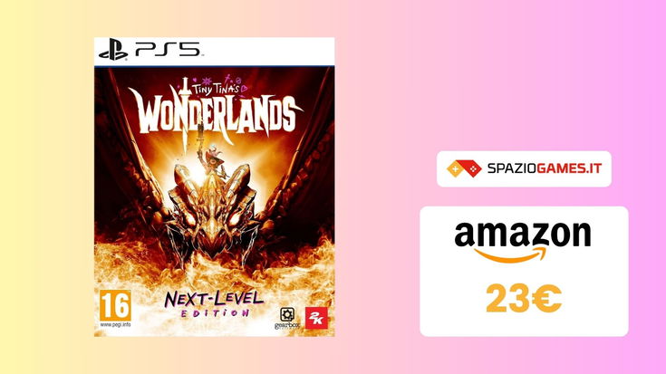 Tiny Tina's Wonderlands al prezzo PIÙ BASSO di sempre su Amazon! Soli 26€!