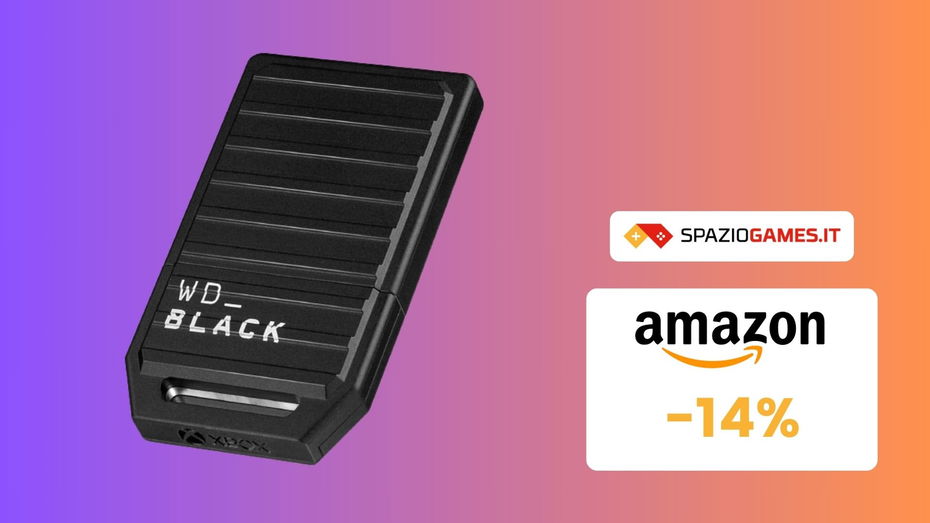 Immagine di SSD WD_BLACK C50 per Xbox a meno di 100€ su Amazon!