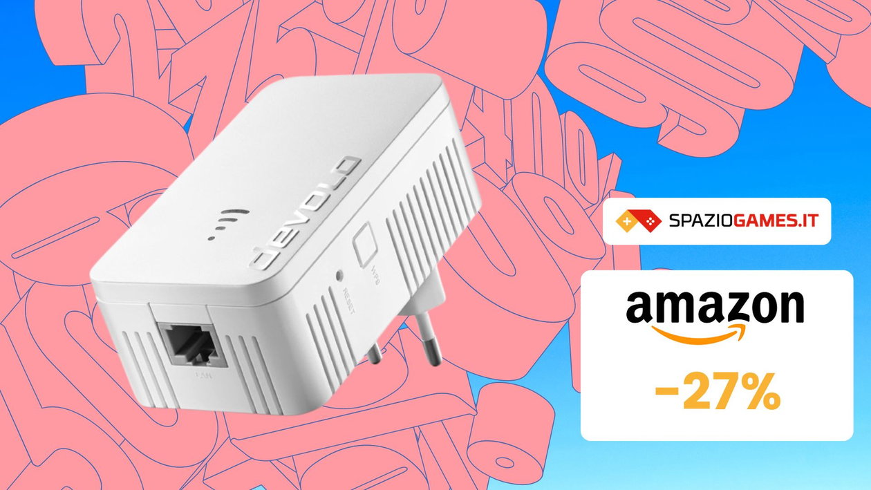 Immagine di Potenzia il tuo Wi-Fi con questo ripetitore Devolo! Su Amazon a soli 43€ (-27%)