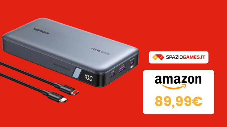 PREZZO SUPER per questa power bank da 145W! (-40%)