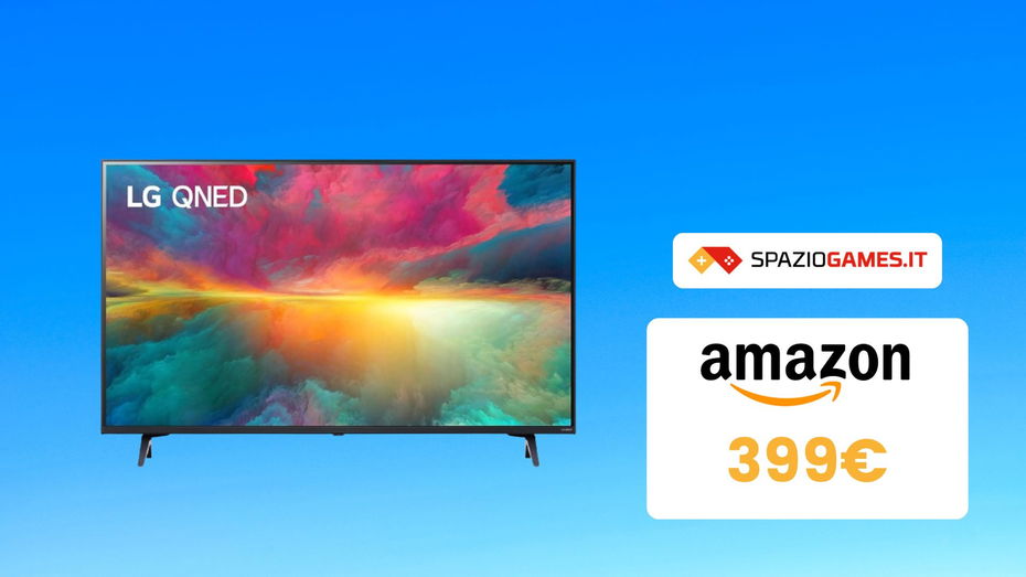 Immagine di Smart TV QNED 43'' 4K al prezzo PIÙ BASSO di sempre su Amazon! Soli 399€!