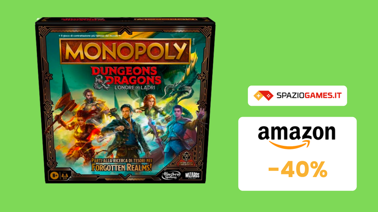 Monopoly Dungeons & Dragons ora a meno di 27€ su Amazon!