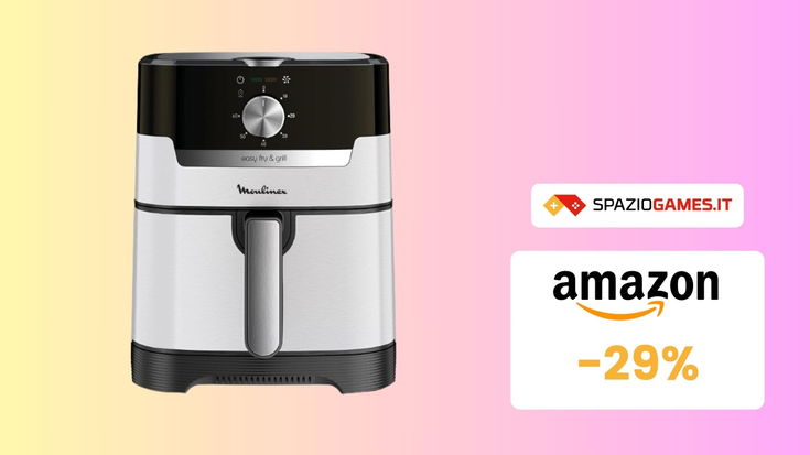 FOLLIA AMAZON: friggitrice ad aria multifunzione Moulinex è da comprare subito!