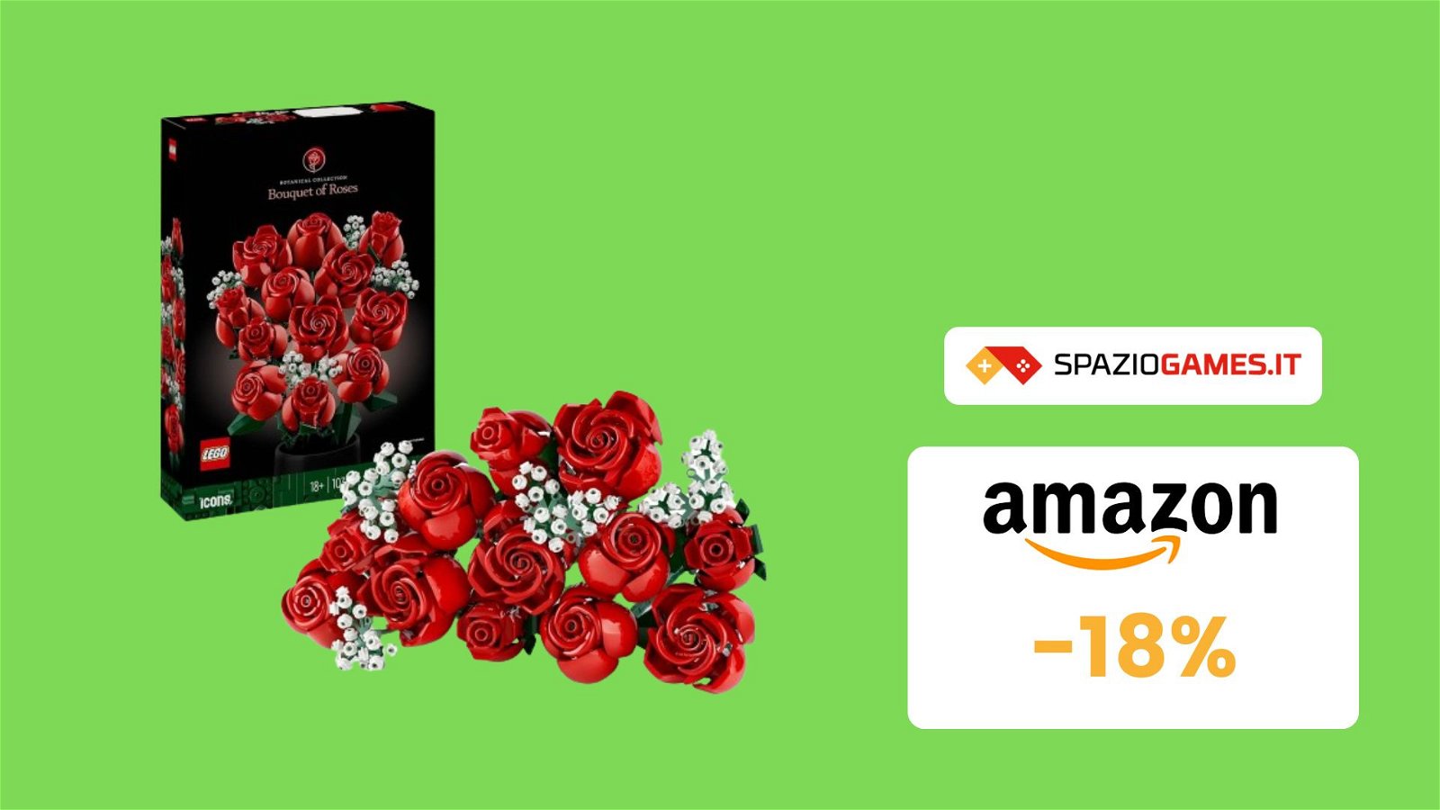 SVENDITA TOTALE: set bouquet di rose LEGO al -18%! - SpazioGames