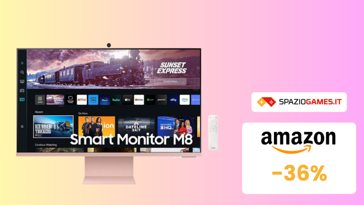 MINIMO STORICO su Samsung Smart Monitor M8 4K da 32"! (-36%)