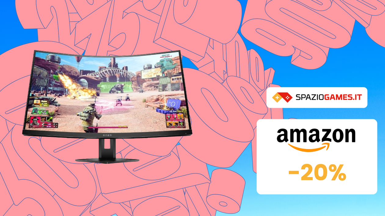 Immagine di Monitor gaming HP Omen in sconto su Amazon, AFFARE al -20%!