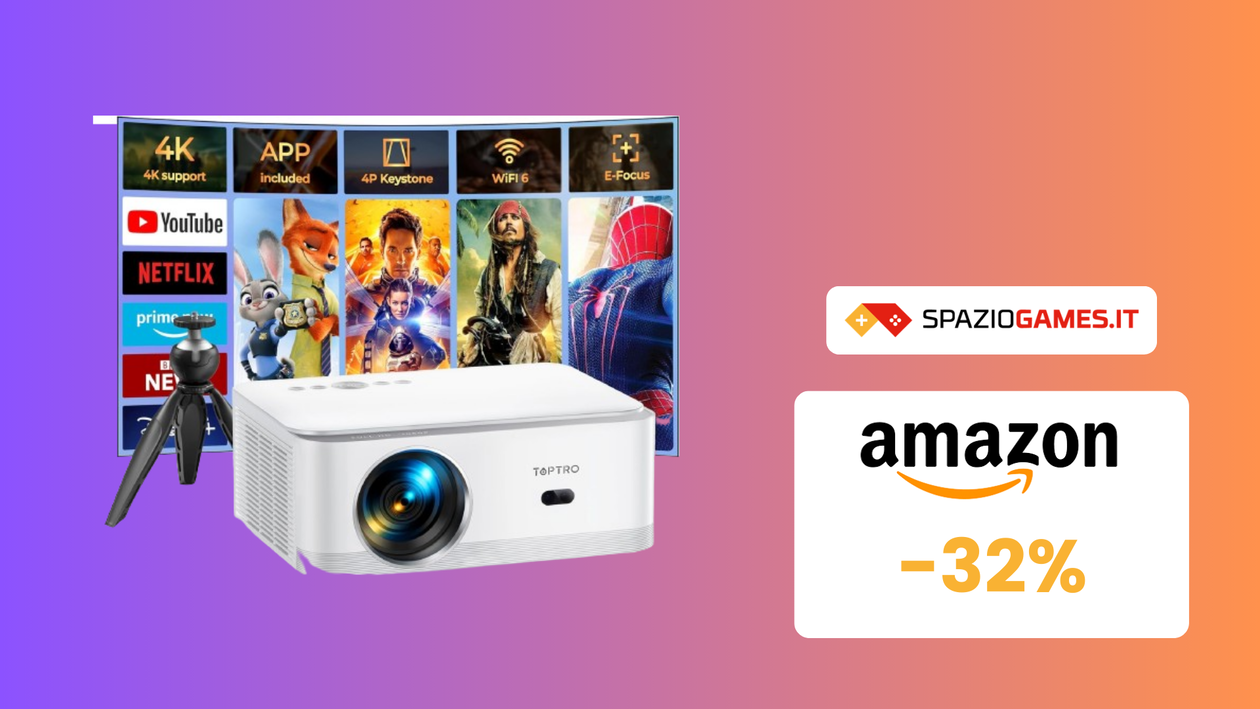 Immagine di Prezzo TOP su questo proiettore Android TOPTRO! (-32%)