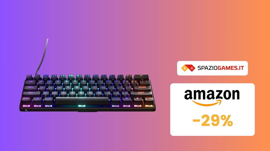 Immagine di Tastiera gaming SteelSeries CROLLA a meno di 100€! Occasione IMPERDIBILE!