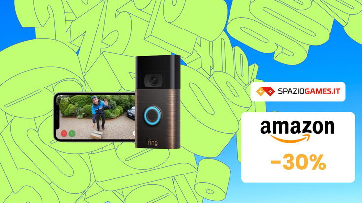 Videocitofono Ring, CHE PREZZO! Su Amazon risparmi il 30%!