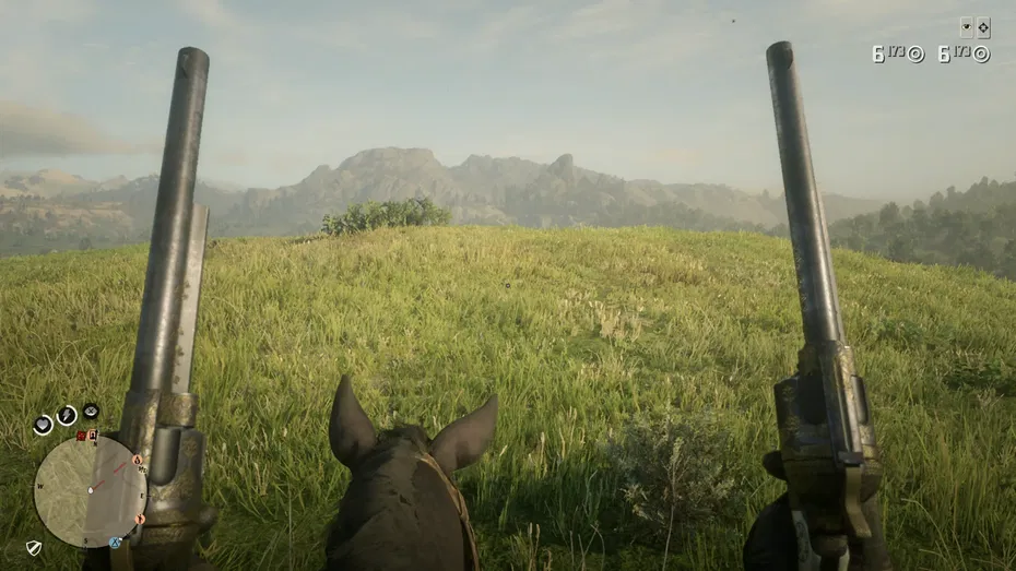 Immagine di Red Dead Redemption 2 in soggettiva sembra un altro gioco