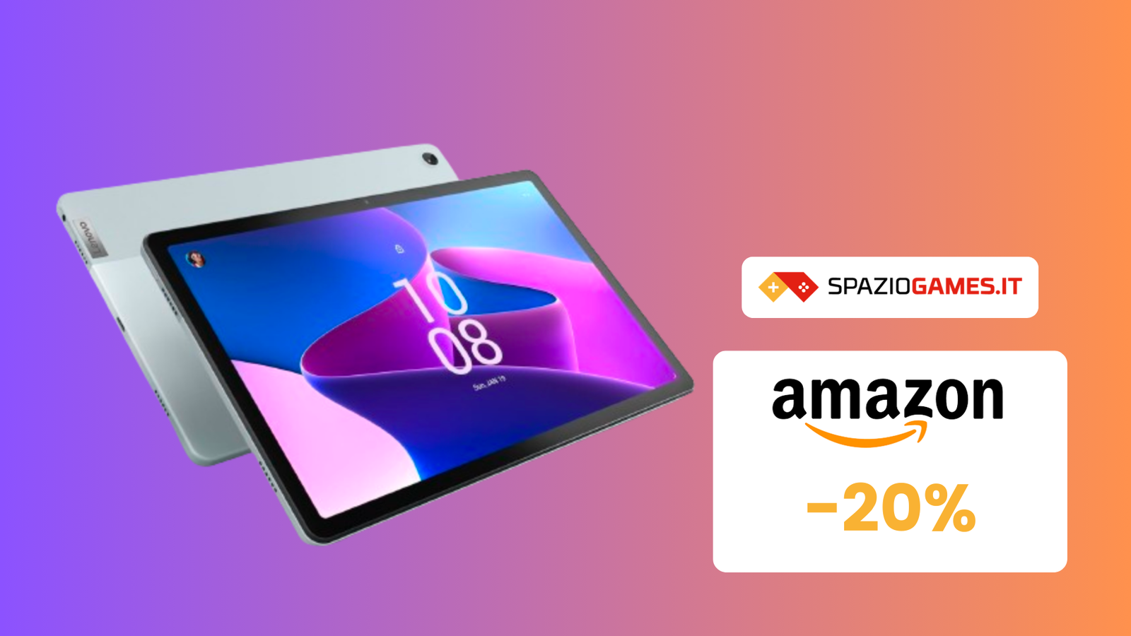 PREZZO SUPER: Lenovo Tab M10 Plus ora a soli 199€! - SpazioGames