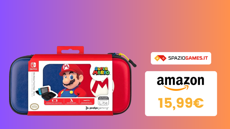 FOLLIA AMAZON: questa custodia per Switch di Super Mario è da comprare subito!