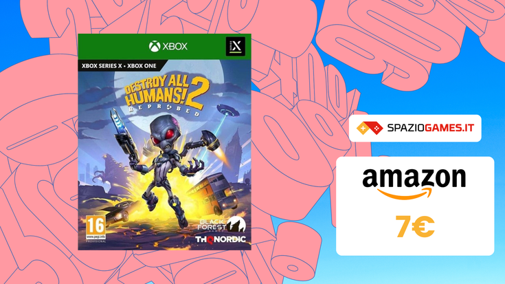 Prezzo RIDICOLO su Destroy All Humans! 2 Reprobed, solo 7€!