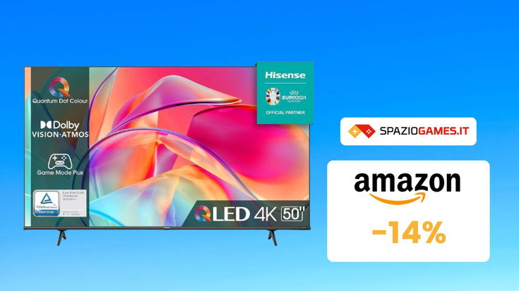 MA CHE BOMBA! Smart TV Hisense 50" 4K a meno di 370€!